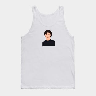 timothée chalamet faceless portrait Tank Top